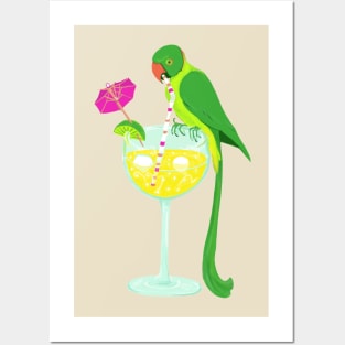 Liquid Sunshine - Parrot Posters and Art